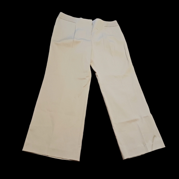 Escada Cotton Elastane Wide Leg Trousers Plus Size Ladies 36 Waist Old Money - Picture 1 of 6